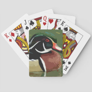 Jeu De Cartes Chasse De Canard Cartes De Jeu, Canard De Bois