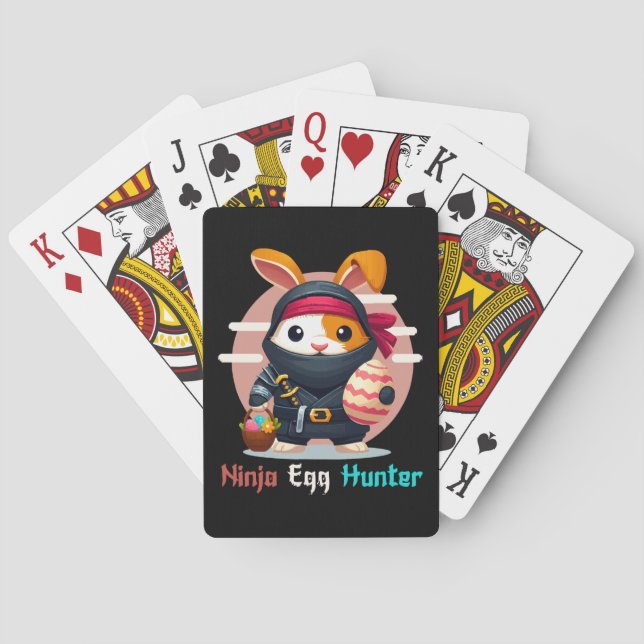 Jeu De Cartes Chasseur d'oeufs de Ninja (dos)