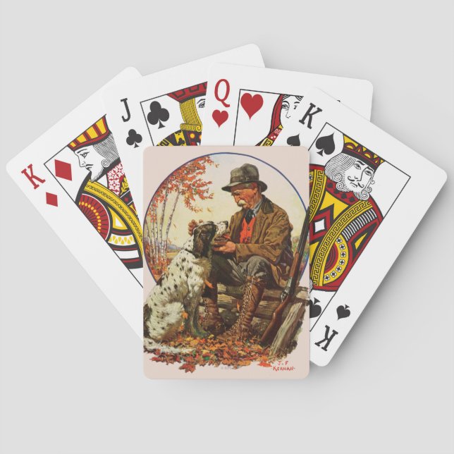 Jeu De Cartes Chasseur et espagnol (dos)