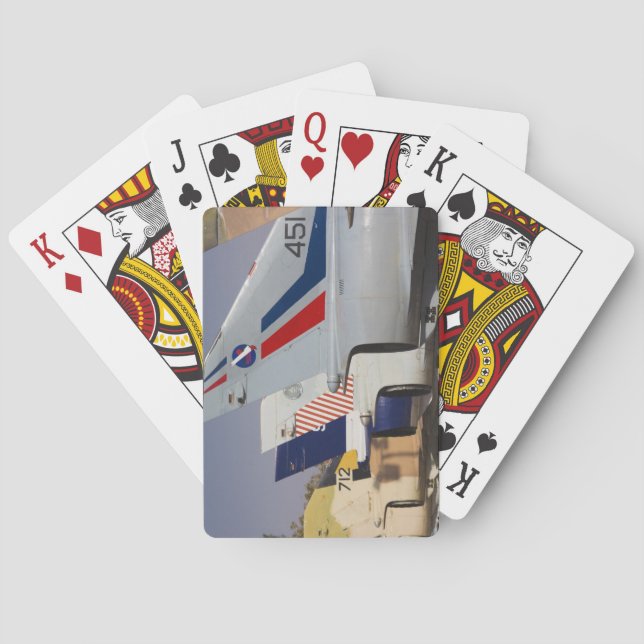 Jeu De Cartes chasseur Kfir construit par Israël (dos)