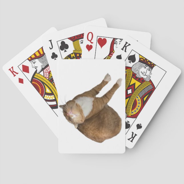 Jeu De Cartes Chat au soleil à l'envers (dos)