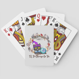 Jeu De Cartes Chat aux sorcières mignonne et Punny