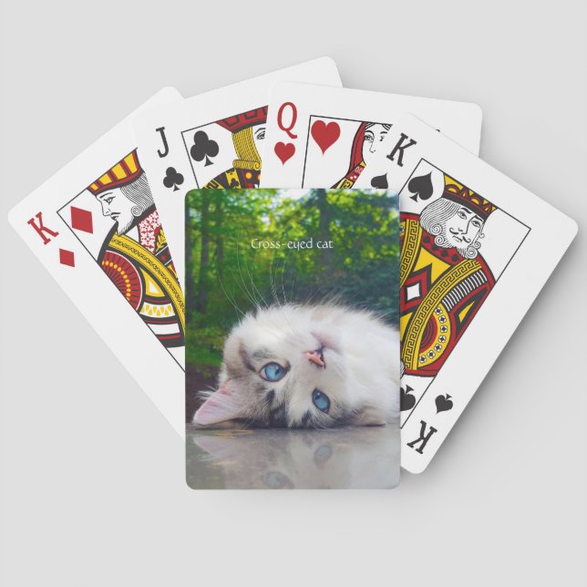 Jeu De Cartes Chat aux yeux louches (dos)