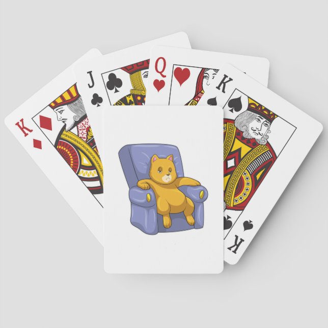 Jeu De Cartes Chat avec canapé (dos)