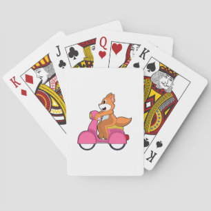 Jeu De Cartes Chat comme Biker avec Scooter.PNG