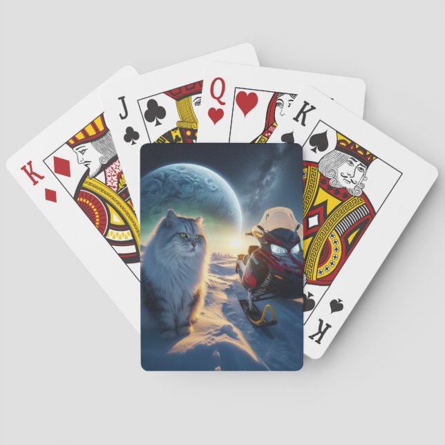 Jeu De Cartes Chat d'arctique (dos)