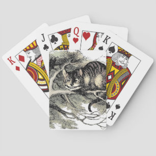 Jeu De Cartes Chat de Cheshire Alice au Pays des Merveilles Clas