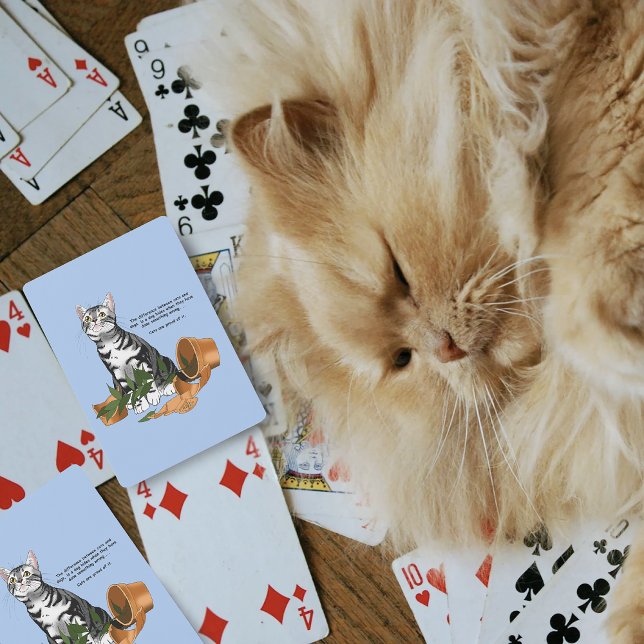 Jeu De Cartes Chat de méfaits de plante (Créateur téléchargé)