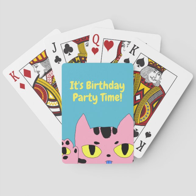 Jeu De Cartes Chat de poche Alien (dos)