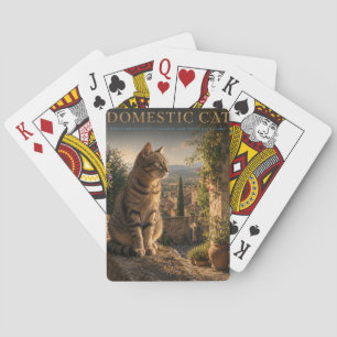 Jeu De Cartes Chat Domestique Jardin Cour ANIMALS Poker