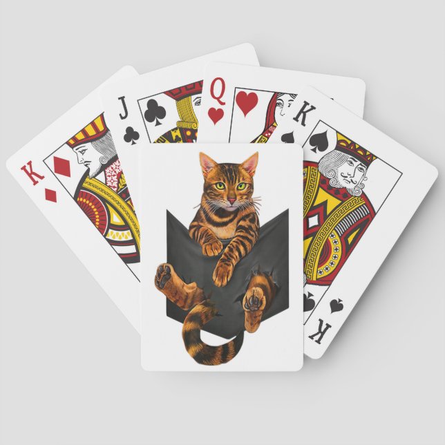 Jeu De Cartes Chat du Bengale, Amant du Bengale (dos)