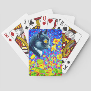 Jeu De Cartes Chat en fleurs