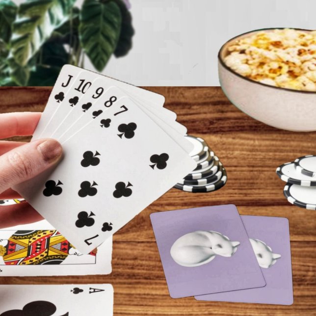 Jeu De Cartes Chat En Repose-3 (A deck of cards designed in memory, of your favorite cat!)