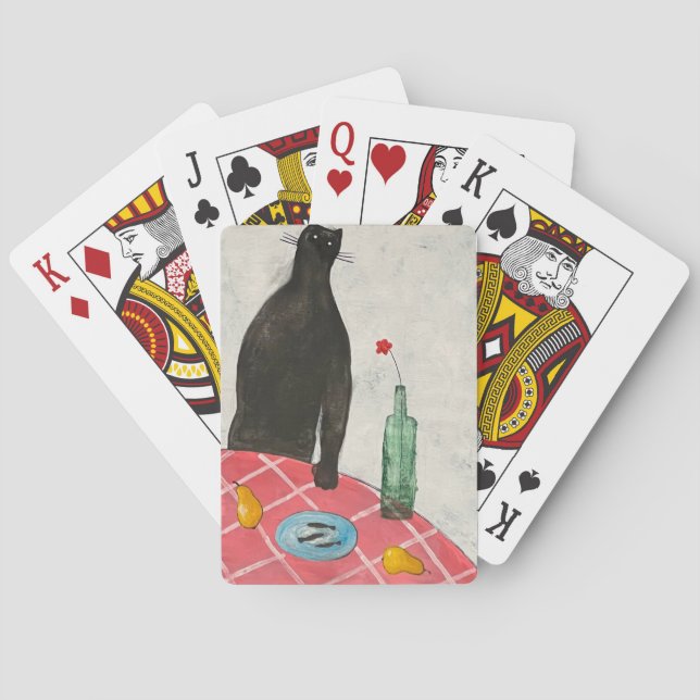 Jeu De Cartes Chat et poisson (dos)