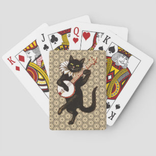 Jeu De Cartes Chat Jouer au banjo