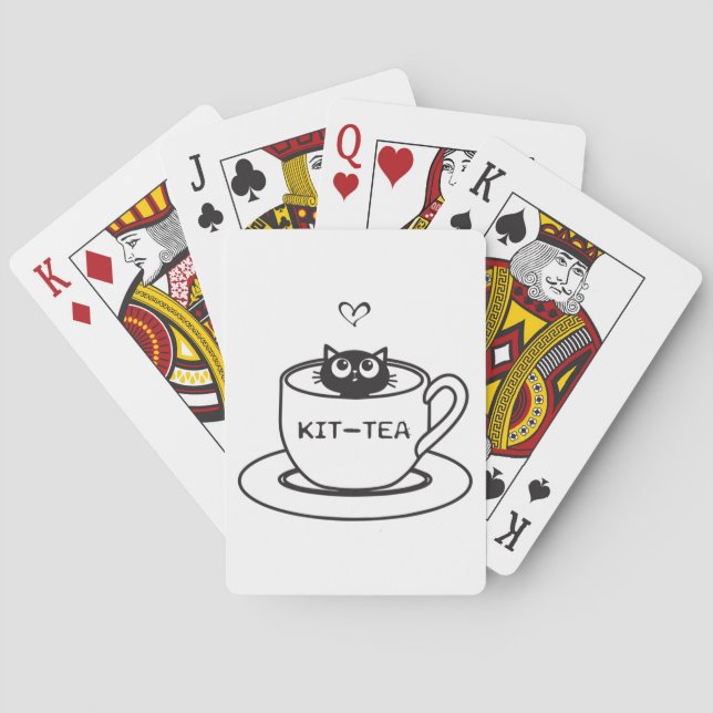 Jeu De Cartes Chat Kit-Thé Blague Drôle (dos)