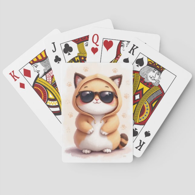 Jeu De Cartes Chat Mignon Ragdoll Kawaii (dos)