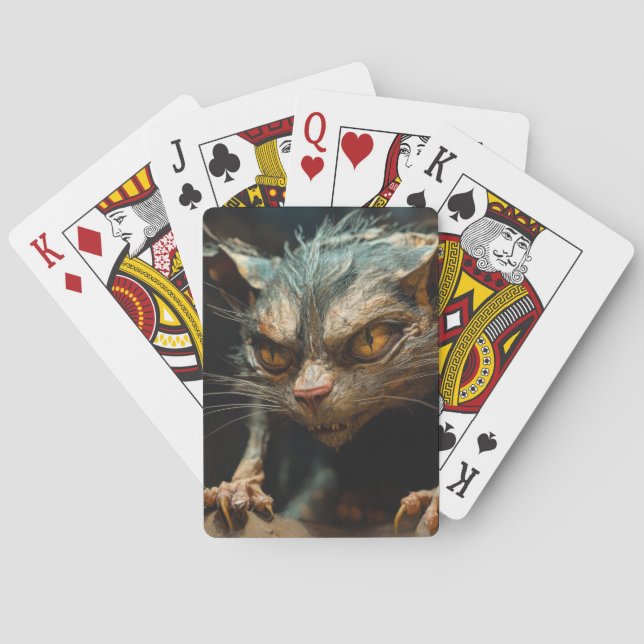 Jeu De Cartes Chat monstre  (dos)