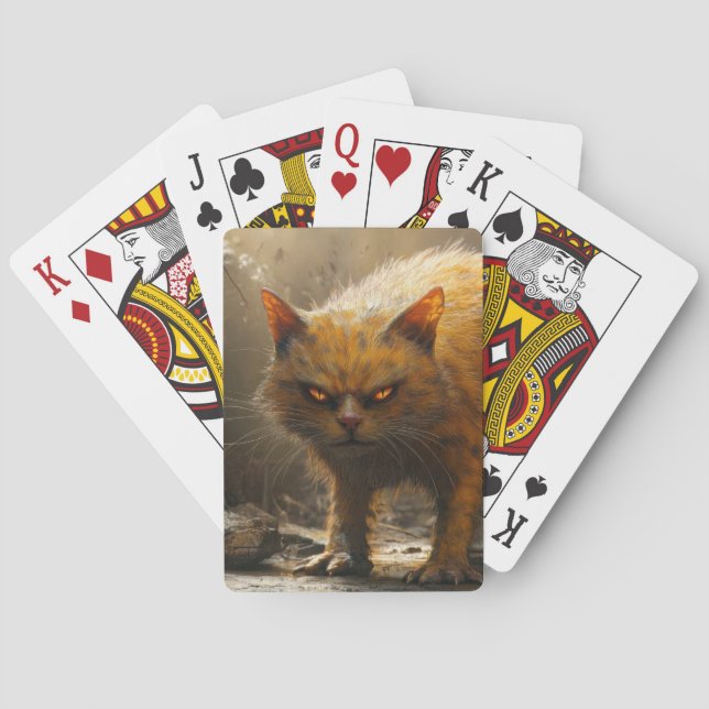 Jeu De Cartes Chat monstre  (dos)