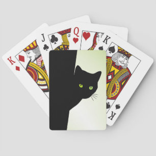 Jeu De Cartes Chat noir à oreille verte
