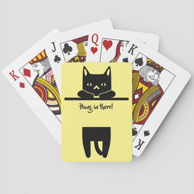 Jeu De Cartes Chat noir, accrochez-vous là ! (dos)