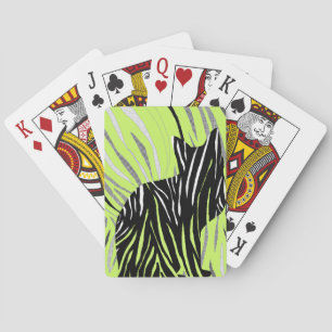 Jeu De Cartes Chat noir en herbe folle