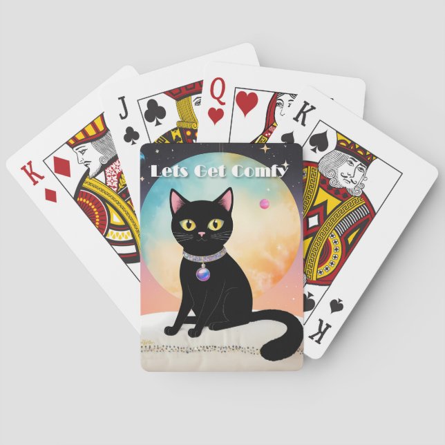 Jeu De Cartes Chat Noir - Installons-Nous Confortablement (dos)