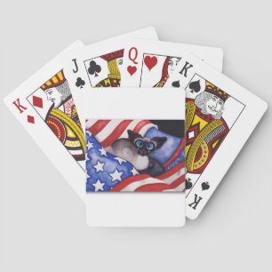 Jeu De Cartes Chat patriotique