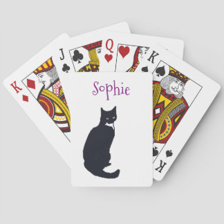 Jeu De Cartes Chat personnalisé de smoking