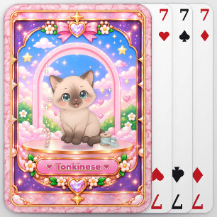 Jeu De Cartes Chat Tonkinais, Art Kawaii