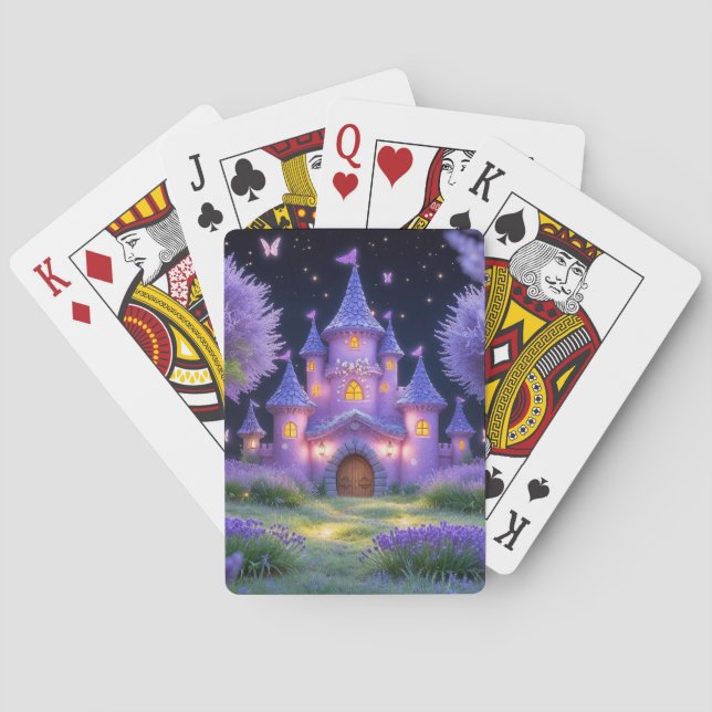 Jeu De Cartes Château de Fairy de la Lavande Cachée Grove (dos)
