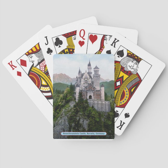 Jeu De Cartes Château de Neuschwanstein, Bavière, Allemagne (dos)