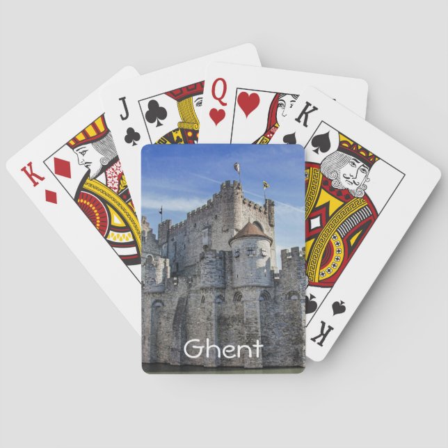 Jeu De Cartes Château des Comtes de Gand (dos)
