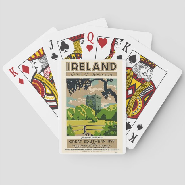 Jeu De Cartes Château d'Ireland Blarney (dos)