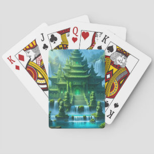Jeu De Cartes Château du Temple du Trône de Jade Secret