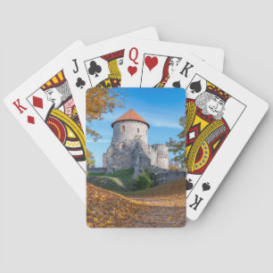 Jeu De Cartes Château médiéval entouré de forêt