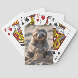 Jeu De Cartes Châteaux De Sable De Construction De Machines À So