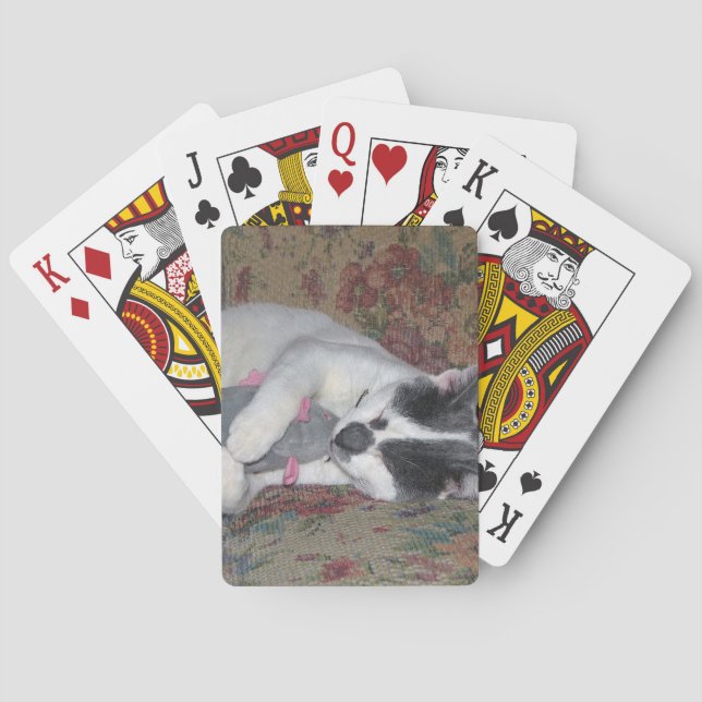 Jeu De Cartes Chaton couchant (dos)