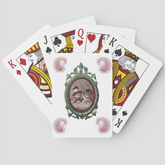 Jeu de Cartes Chaton en Jouant (dos)