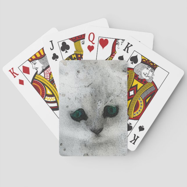 Jeu De Cartes Chaton grunge (dos)