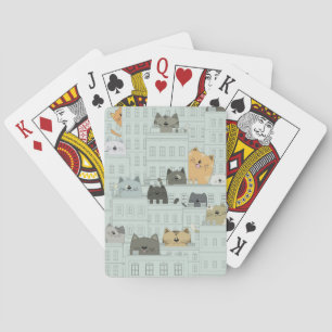 Jeu De Cartes Chats Amoureux de les chats Et La Ville