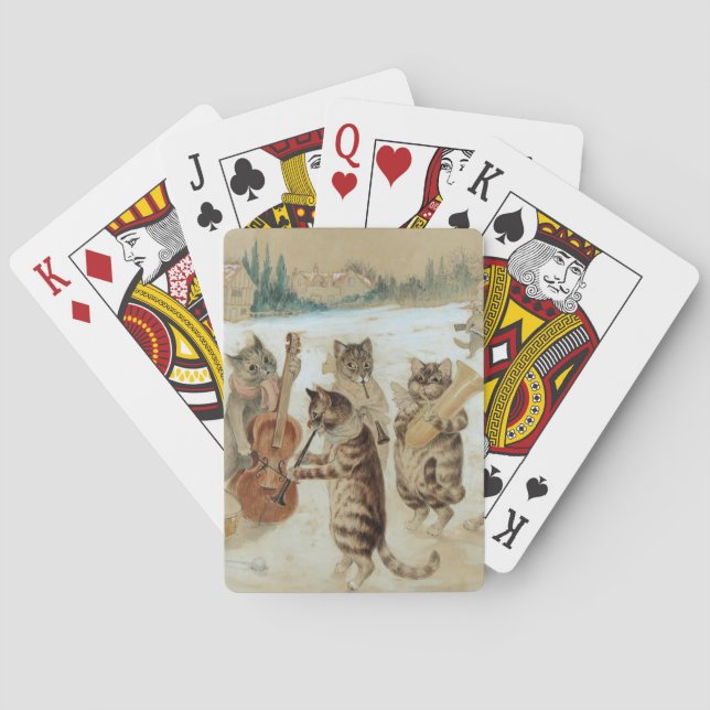 Jeu De Cartes Chats Carol Chant de Louis Wain (dos)