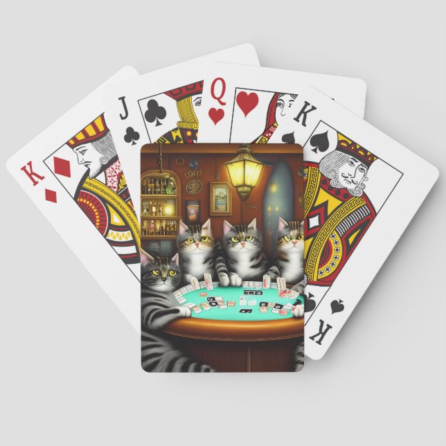 Jeu De Cartes Chats très détaillés Jouer au Poker (dos)