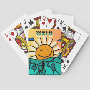 Jeu De Cartes Chatte de marche Joyeux soleil du matin