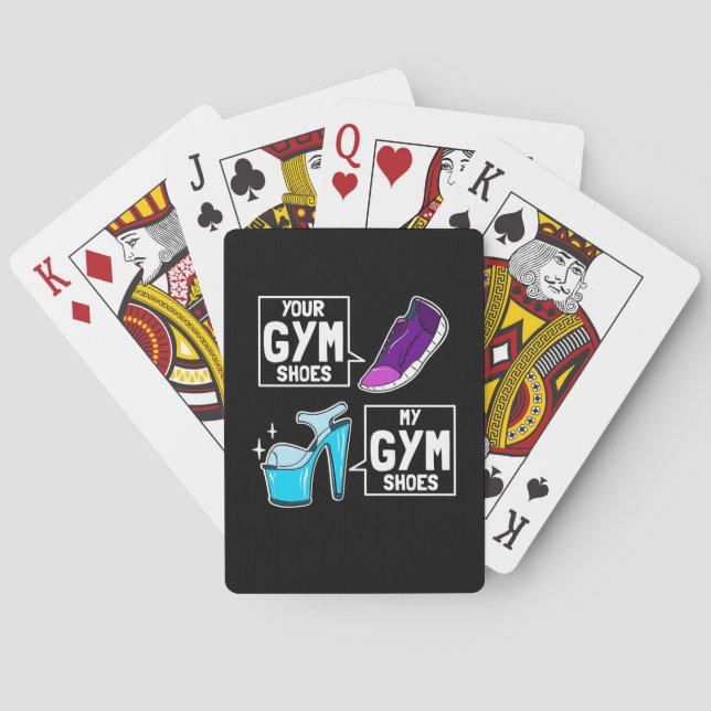 Jeu De Cartes Chaussures de gym Ballet Dancer (dos)