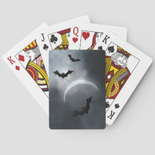 Jeu De Cartes Chauve-Chauve-Halloween éffrayante À Eclipse