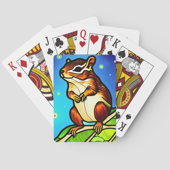 Jeu De Cartes Cheeky, Jouant Chipmunk Pal (dos)