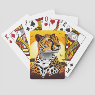 Jeu De Cartes Cheetah African Feline Wild Animal