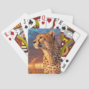 Jeu De Cartes Cheetah Animal Nature Majestic Wild