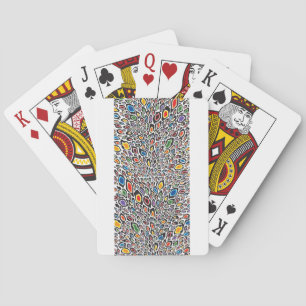 Jeu De Cartes Cheetah psychédélique